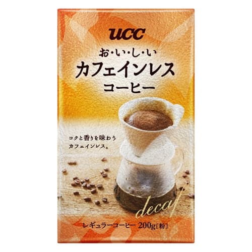 UCC おいしいカフェインレスコーヒー VP 200g