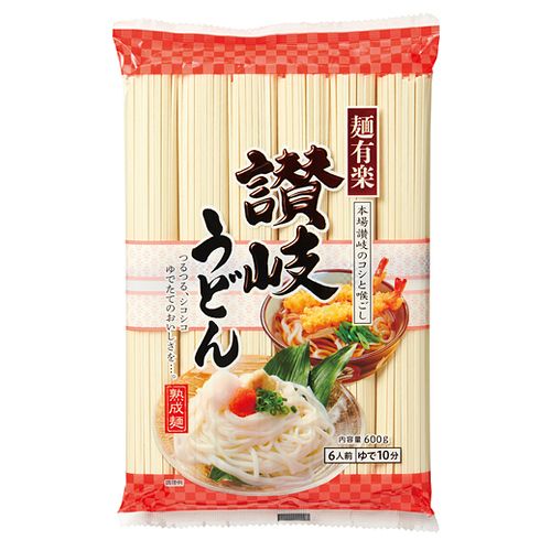 加藤産業 麺有楽 讃岐うどん 600g