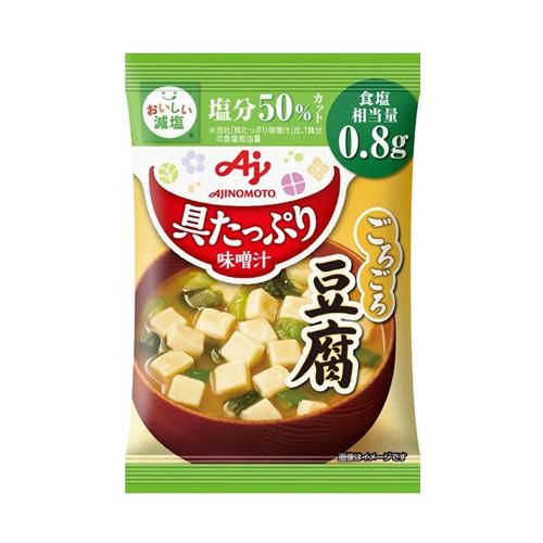 味の素 具たっぷり味噌汁 豆腐 減塩 13.1g