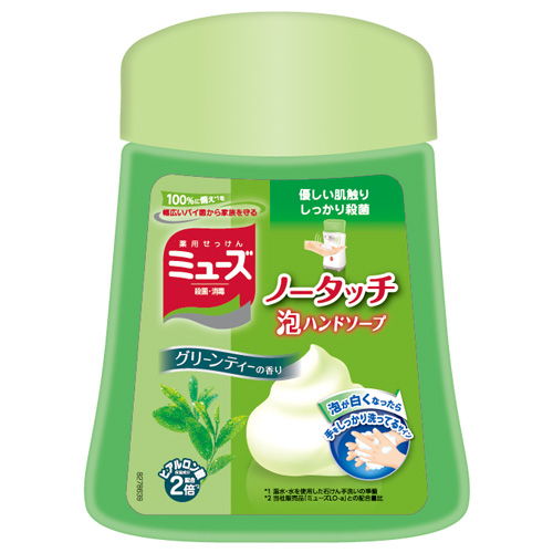 レキットベンキーザー・ジャパン ミューズ ノータッチ泡ハンドソープ グリーンティーの香り ボトル