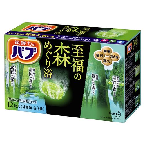 花王 バブ 至福の森めぐり浴 12錠入 【医薬部外品】