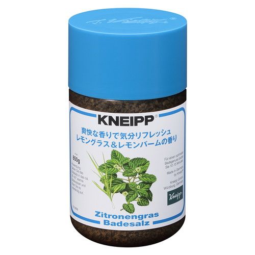 クナイプジャパン 入浴剤 クナイプ(KNEIPP) バスソルト レモングラス＆レモンバームの香り 850g