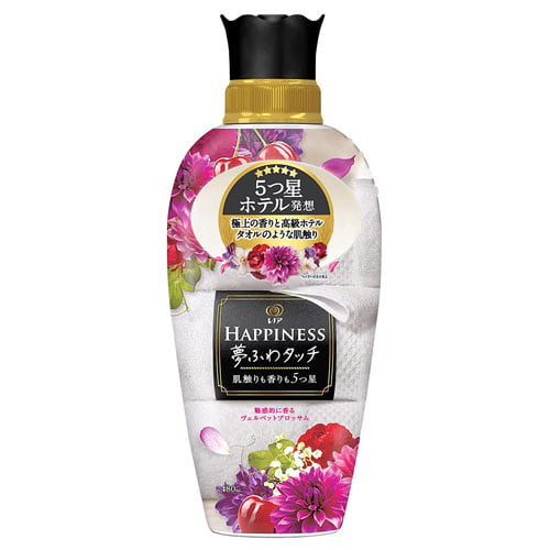 P＆G 柔軟剤 レノアハピネス 夢ふわタッチ ヴェルベットブロッサム 本体 480ml