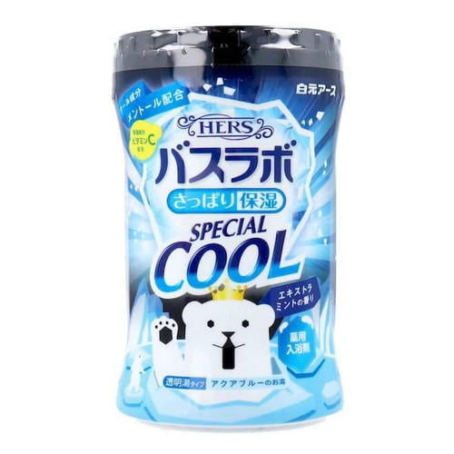 白元アース 入浴剤 HERSバスラボ ボトル スペシャルクール エキストラミント 560g【医薬部外品】