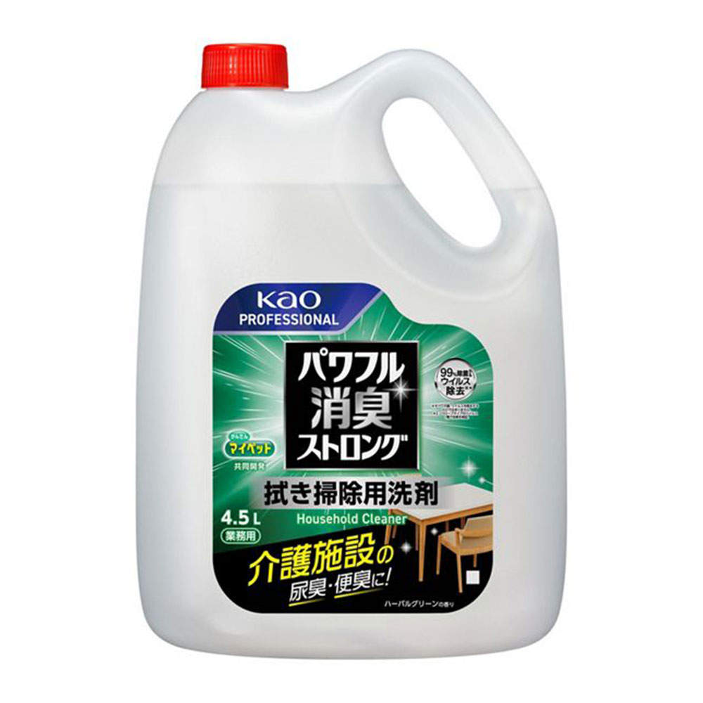 花王 パワフル消臭ストロング 拭き掃除用洗剤 業務用 4.5L