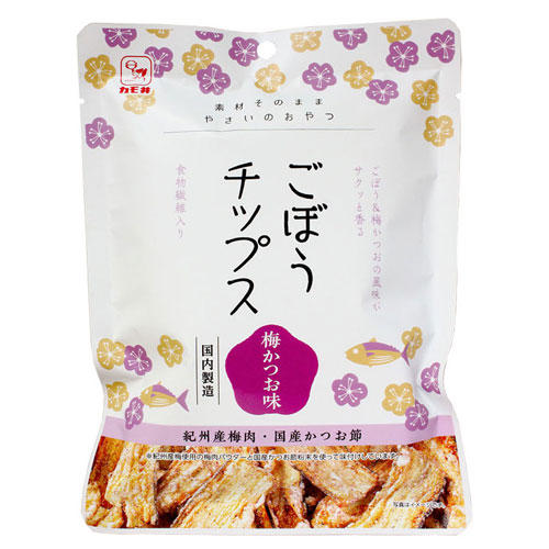 カモ井食品 ごぼうチップス 梅かつお味 24g