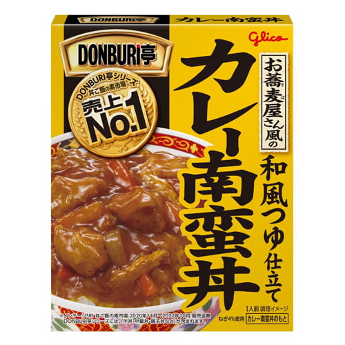 グリコ DONBURI亭 お蕎麦屋さん風カレー南蛮丼 165g