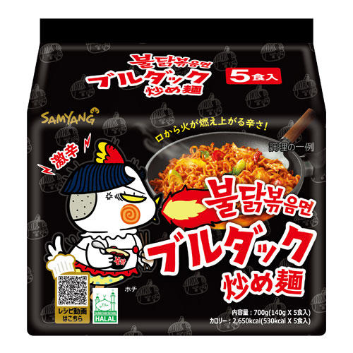 三養ジャパン ブルダック炒め麺 5食入