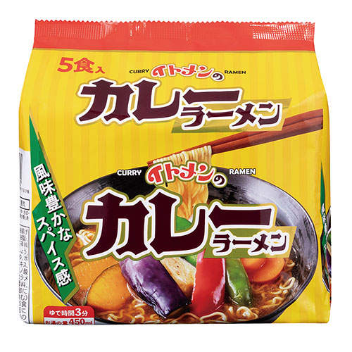 イトメン カレーラーメン 5食入