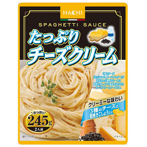 ハチ食品 たっぷりチーズクリーム 245g