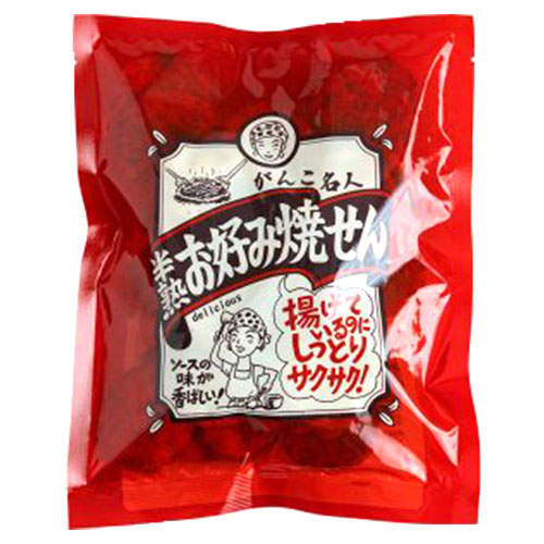 まるせん米菓 がんこ名人 半熟お好み焼せん 70g