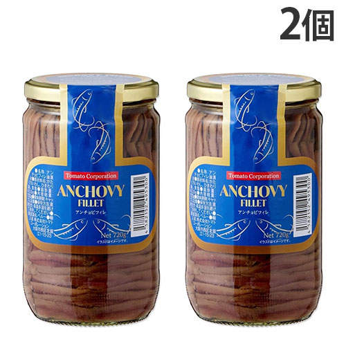 トマトコーポレーション アンチョビ フィレ ペルー産 瓶 720g×2個