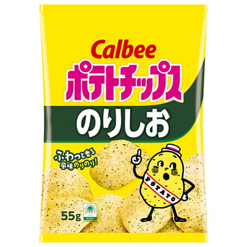 カルビー ポテトチップス のりしお 55g