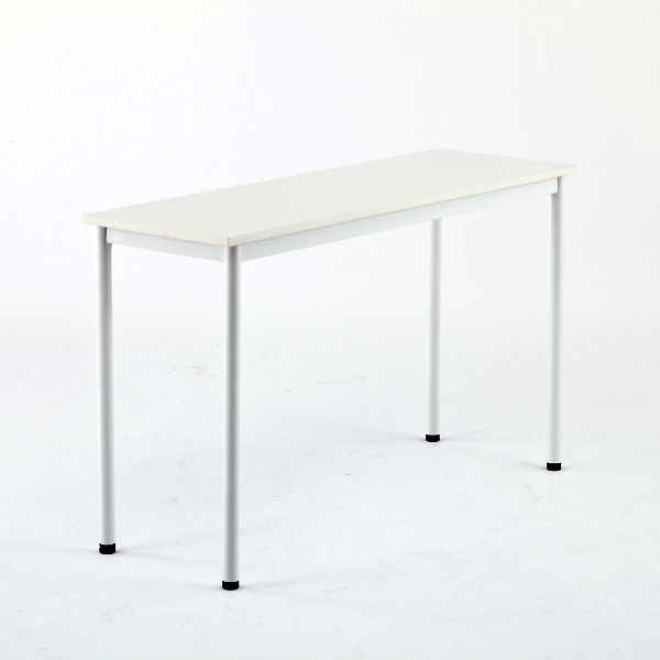 アール・エフ・ヤマカワ シンプルテーブル W1200×D400 ホワイト Z-SHST-1240WHW