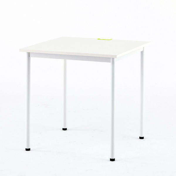 アール・エフ・ヤマカワ シンプルテーブル W700×D700 ホワイト Z-SHST-700WHW