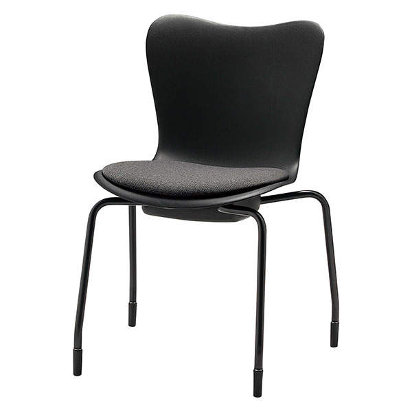 サンケイ ミーティングチェア ミドルチェア 4本脚 布張り グレー CM560-MY-PST-MGR